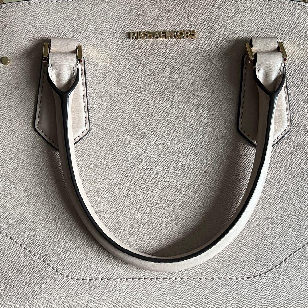 Michael Kors Women's Light Gray Satchel - Picture 2 of 13